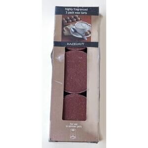 Candle Lite Wax Tart Melts Hazelnut 3 Pack USA Made Cozy Casual Comfort